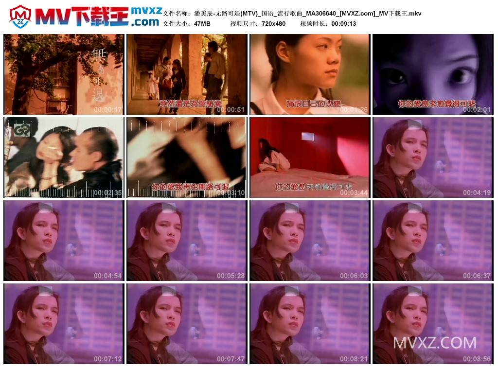 潘美辰-无路可退(MTV)_国语_流行歌曲_MA306640